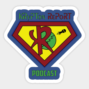 Krypton Report Shield Sticker